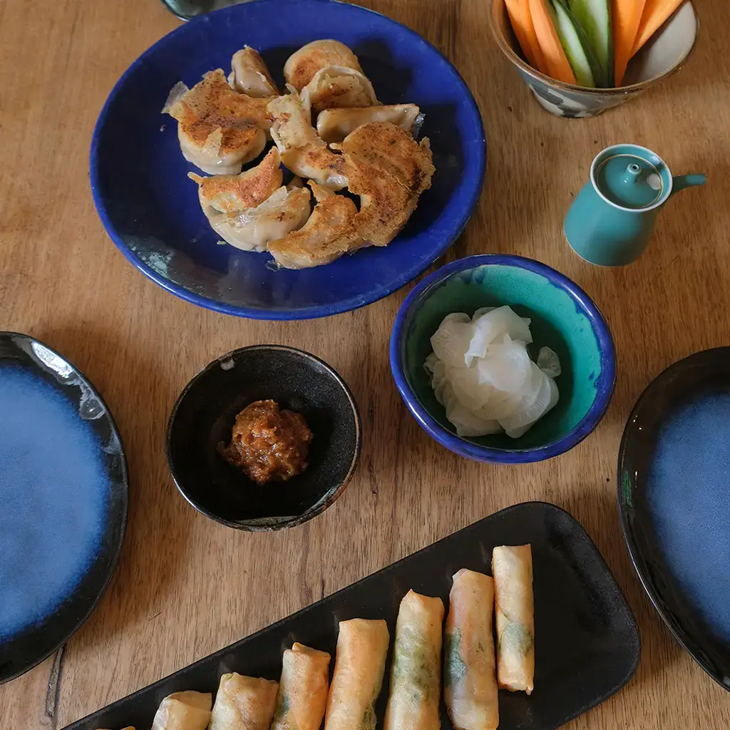 cours de cuisine japonaise a Saint Malo pour gyoza et aperitif